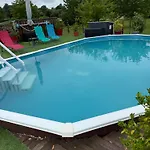 De Campagne En Dordogne Avec Piscine Шале Saint-Aigne